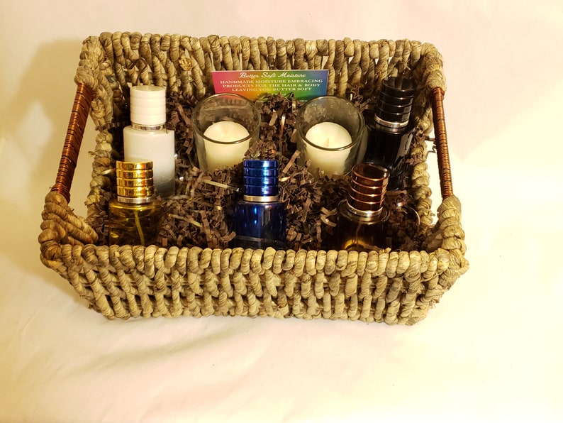 Wicker & Copper Aroma Gift Set / One of a Kind Gift image 3
