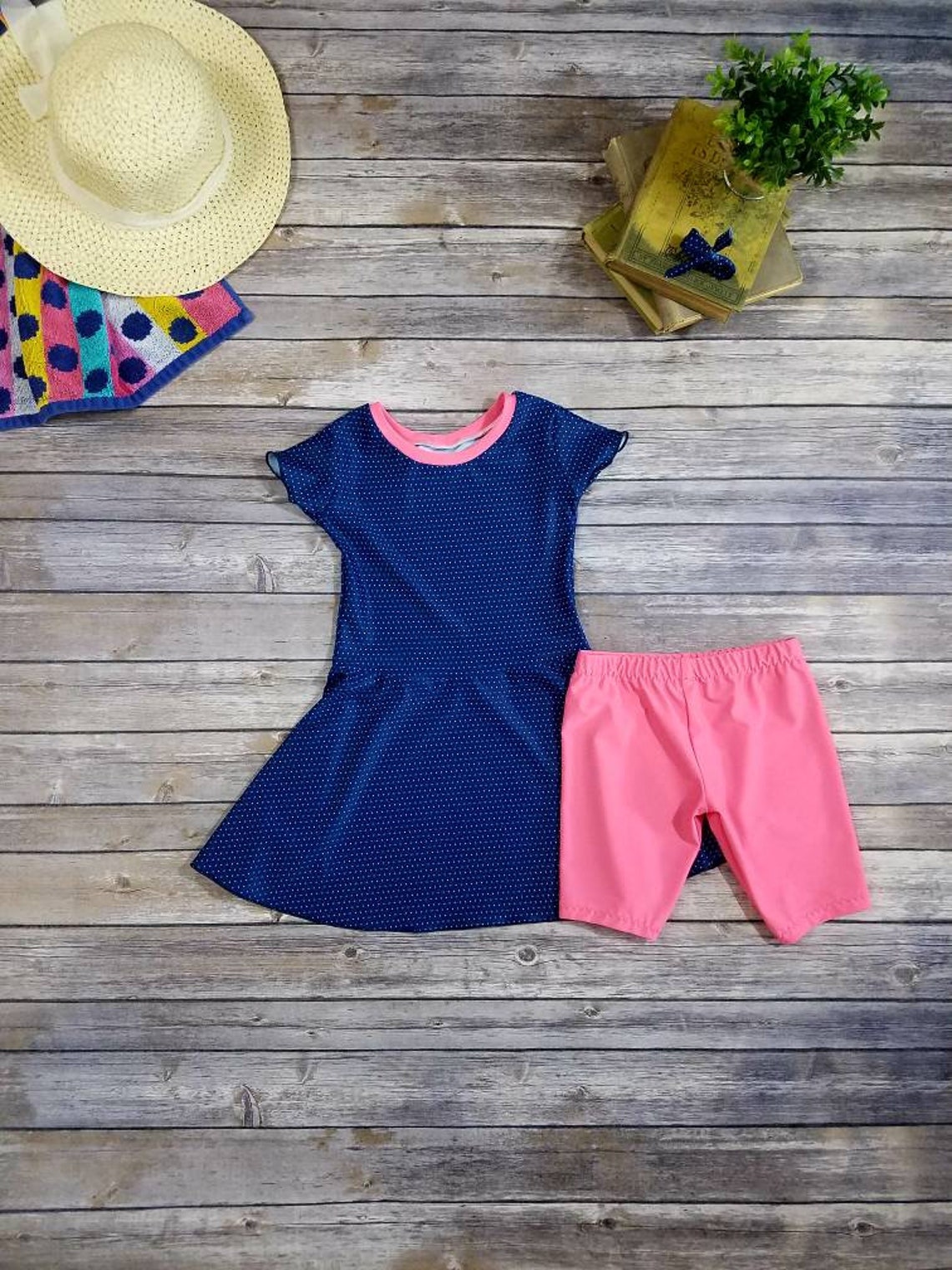 Modest Swimwear Custom Made Girl's Swim Dress Modest Etsy