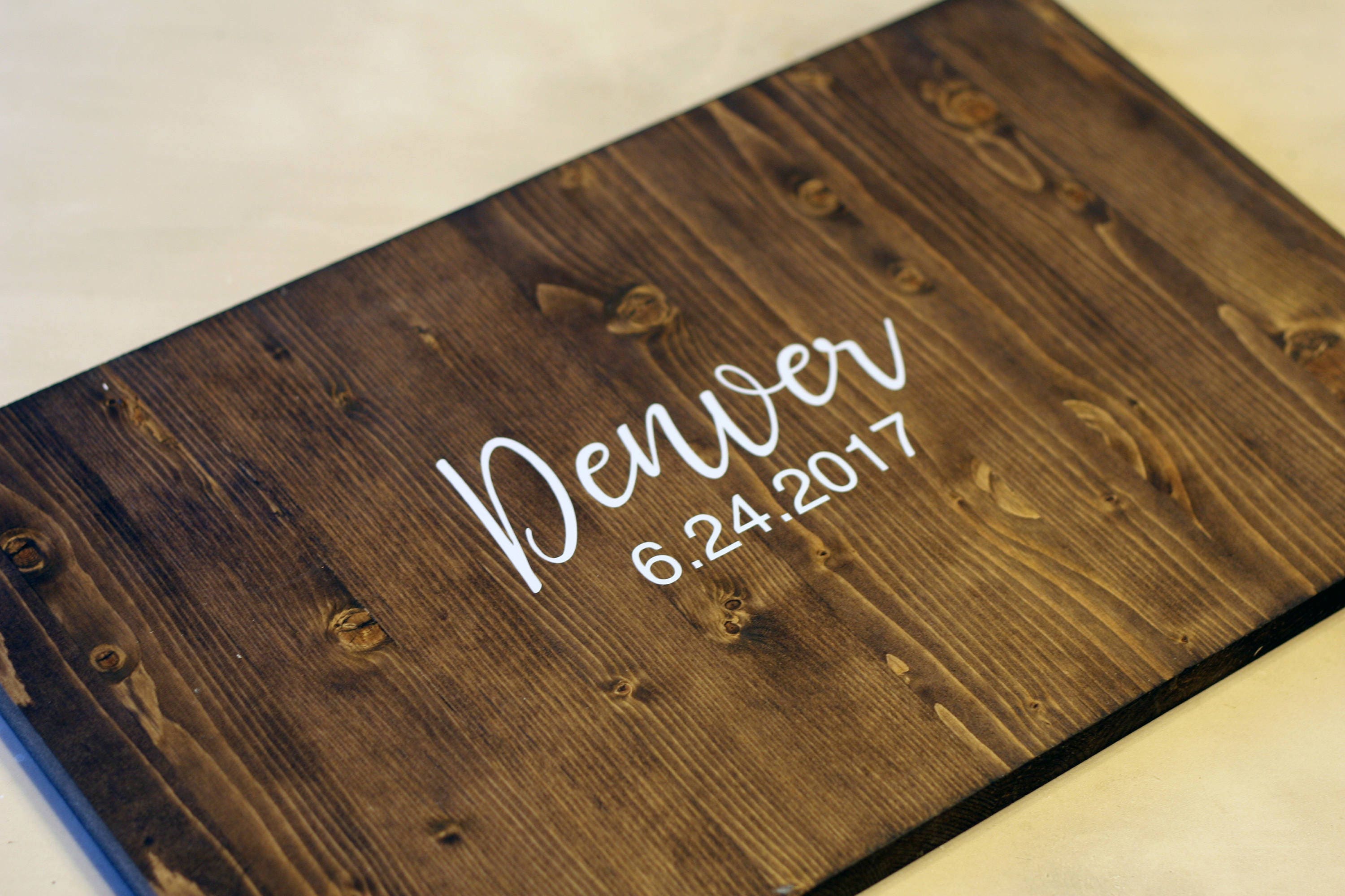 Wedding guest book alternative Wood wedding guest book wood Etsy