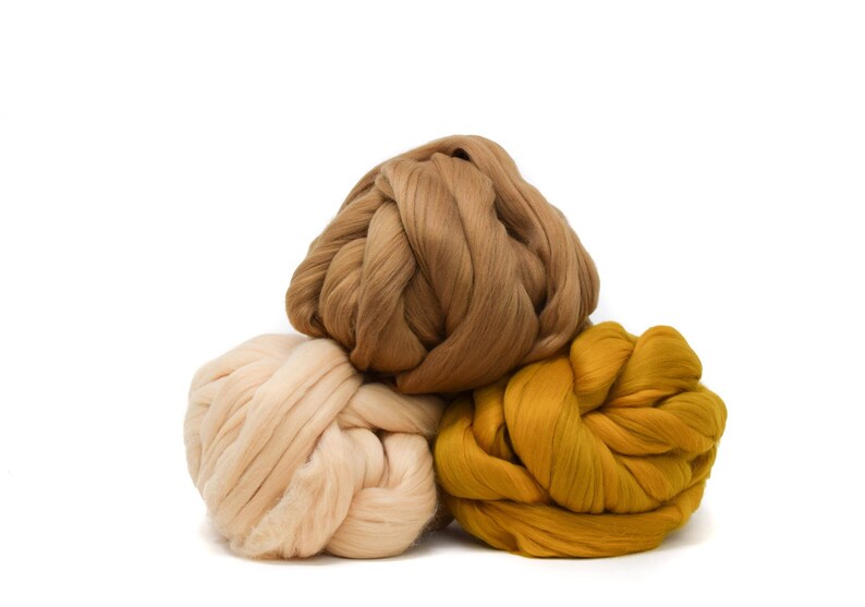 GANXXET Vegan Roving Wool Vegan Wool 100g / Jumbo Roving / Etsy