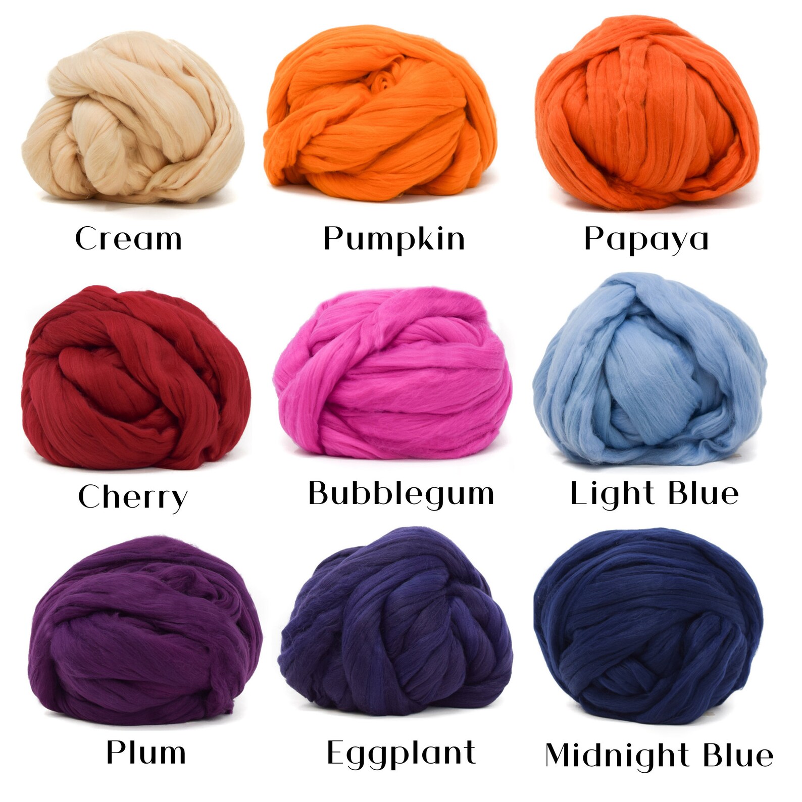 GANXXET Vegan Roving Wool Vegan Wool 100g / Jumbo Roving / Etsy