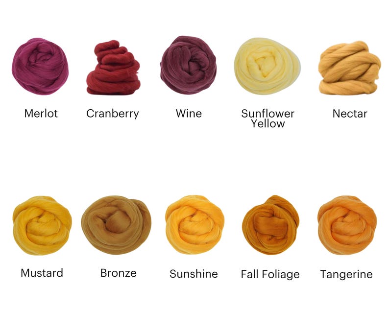 Hilo de lana merino Ganxxet Roving Top de 23 micras y 3,5 oz: ideal para hilar, fieltrar con aguja, tejer a ganchillo y tejer a máquina. imagen 4
