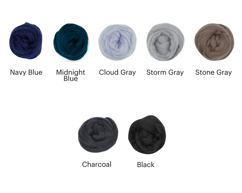 Hilo de lana merino Ganxxet Roving Top de 23 micras y 3,5 oz: ideal para hilar, fieltrar con aguja, tejer a ganchillo y tejer a máquina. imagen 9