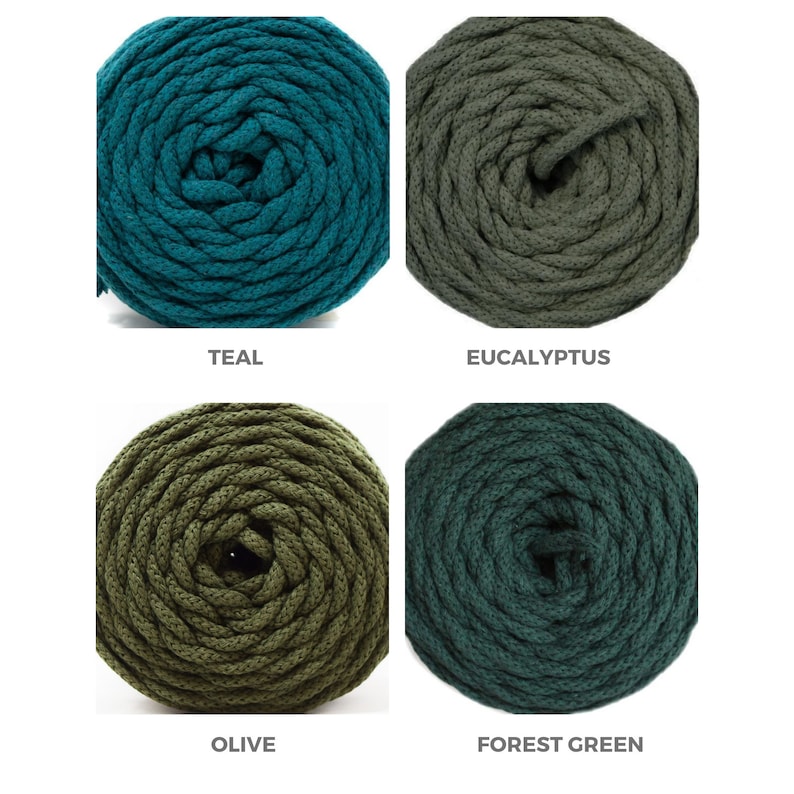 Macrame cord Macrame rope GANXXET COTTON AIR 3mm 5mm 6mm: Cotton rope Macrame cotton rope Bulky yarn,Braided cord,Crochet yarn