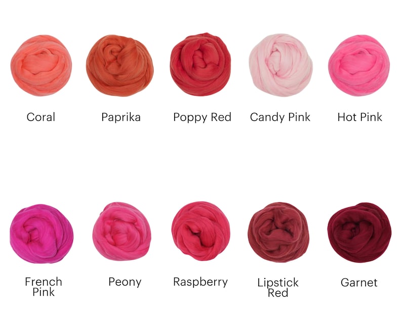 Hilo de lana merino Ganxxet Roving Top de 23 micras y 3,5 oz: ideal para hilar, fieltrar con aguja, tejer a ganchillo y tejer a máquina. imagen 3