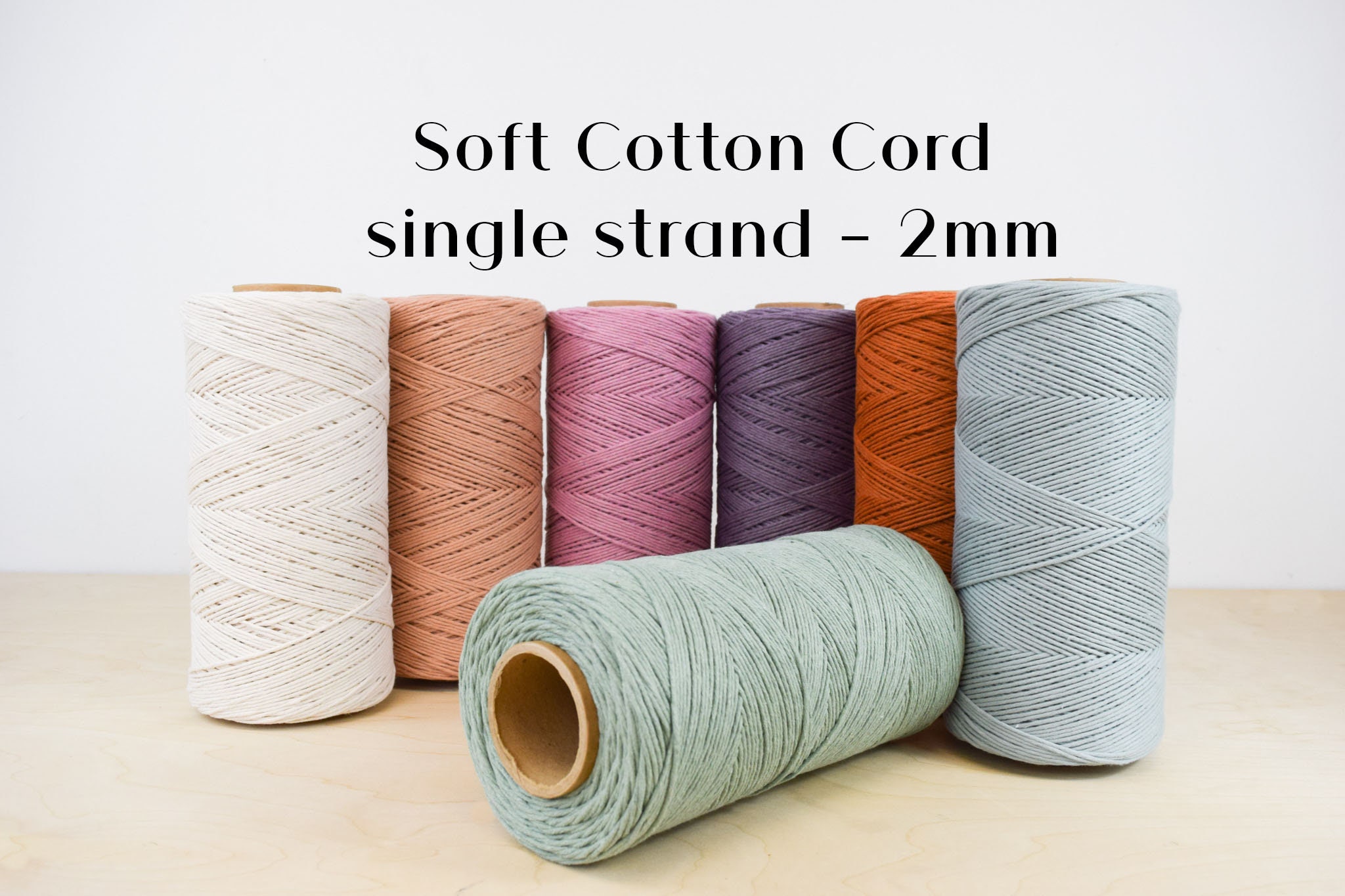 12mm Organic Cotton String Packs. 10 Colour Combinations. Perfect for Small  Weaving, Crafts and Macrame Projects. Super Soft String 