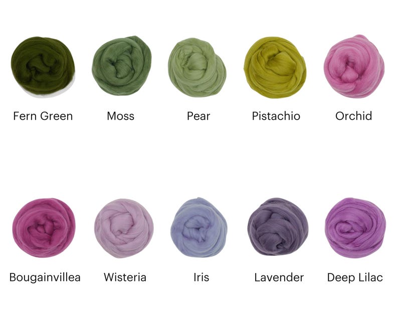 Hilo de lana merino Ganxxet Roving Top de 23 micras y 3,5 oz: ideal para hilar, fieltrar con aguja, tejer a ganchillo y tejer a máquina. imagen 7