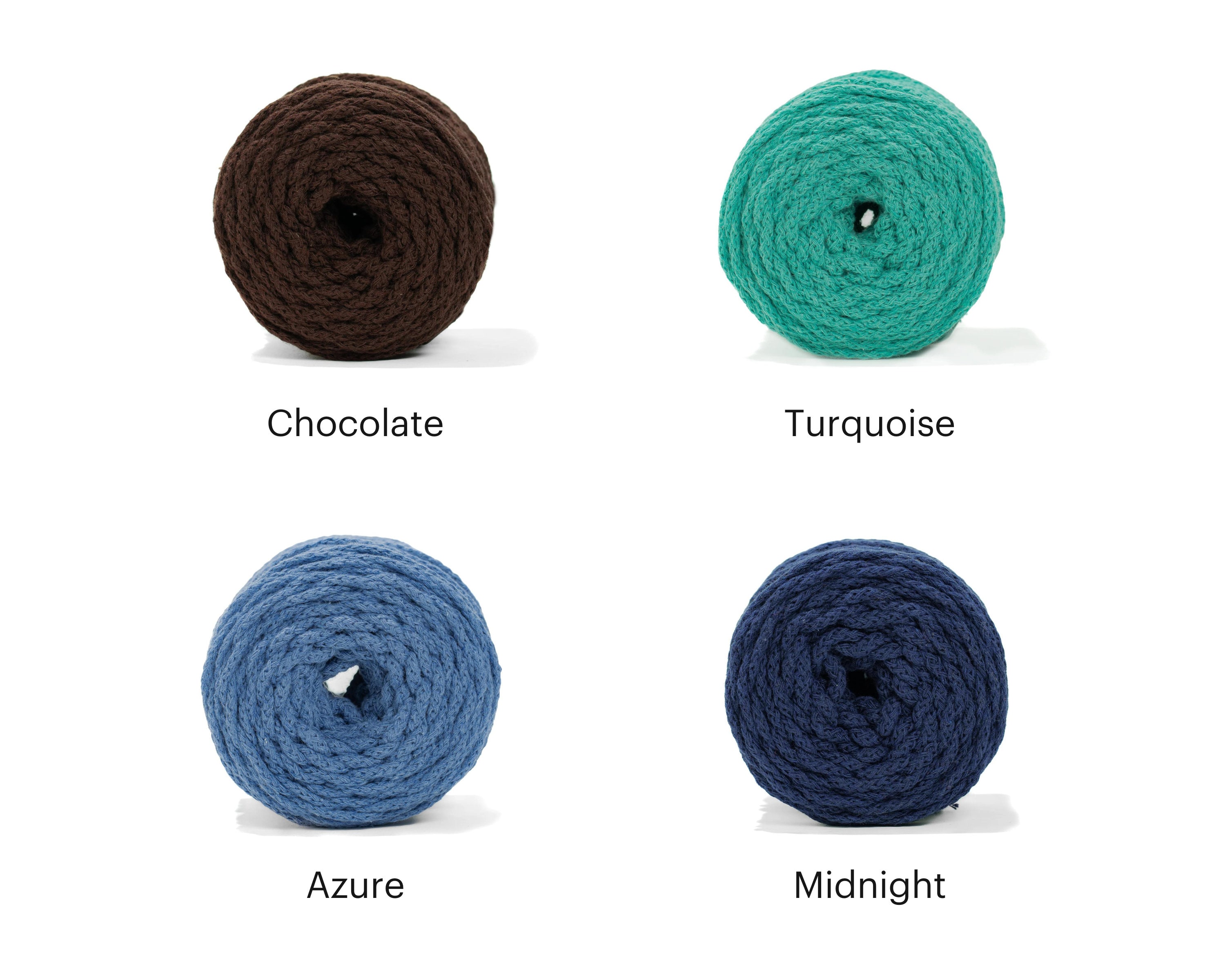 Aircord Rope Rope Cotton Air Cord 4mm, 6mm – Braided Cord Made of Recycled Cotton – Rope ...