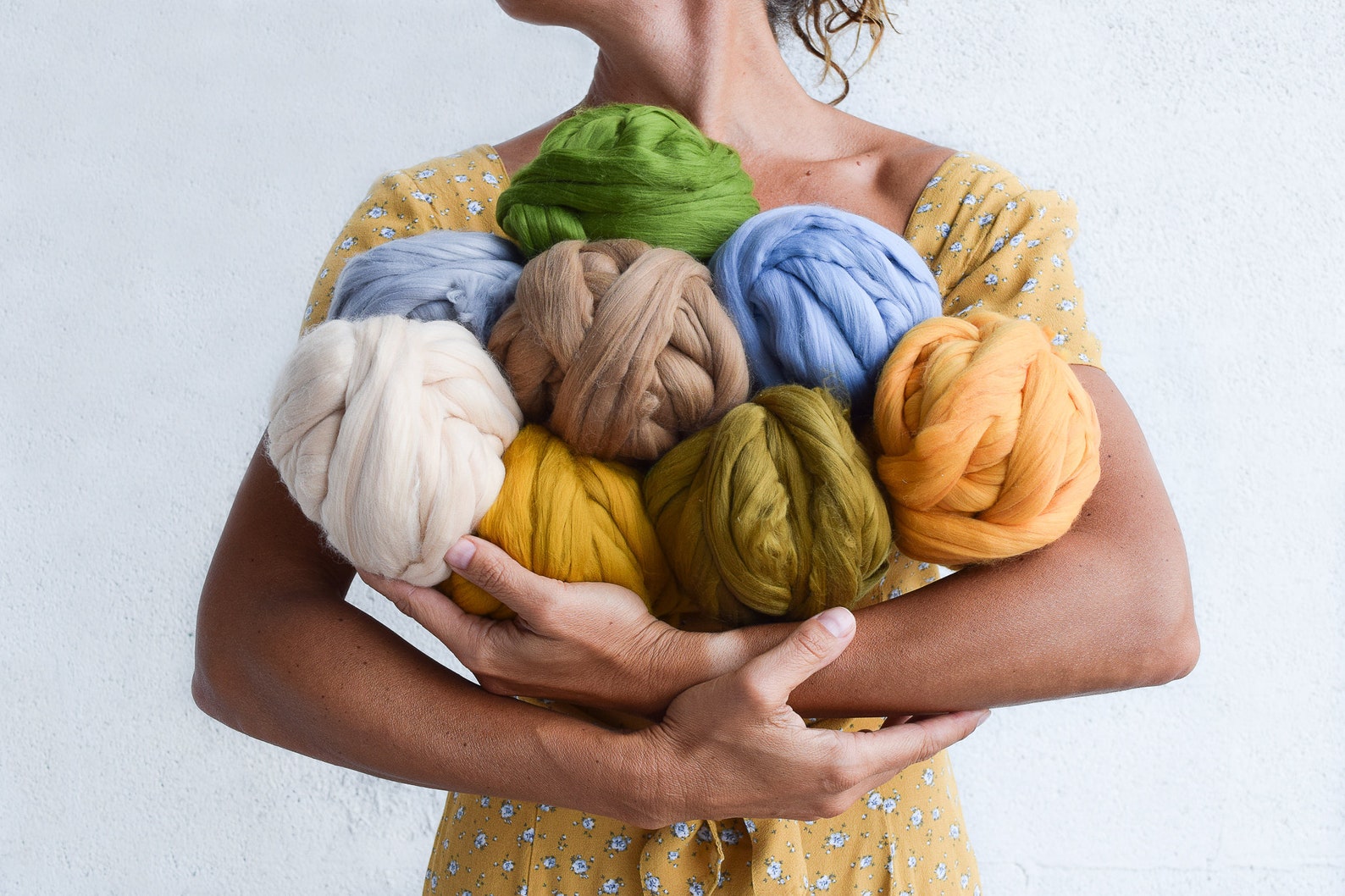 GANXXET Vegan Roving Wool Vegan Wool 100g / Jumbo Roving / Etsy