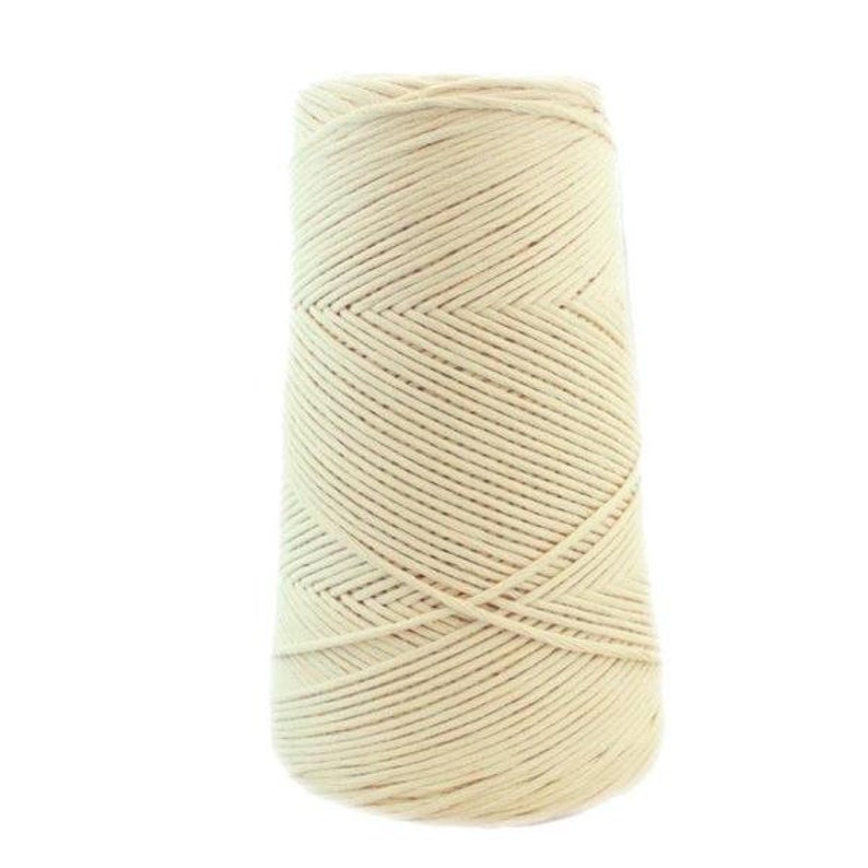 Ecru Color; cotton string GANXXET Combed Cotton Cone 2 mm macrame cord macrame cotton cord