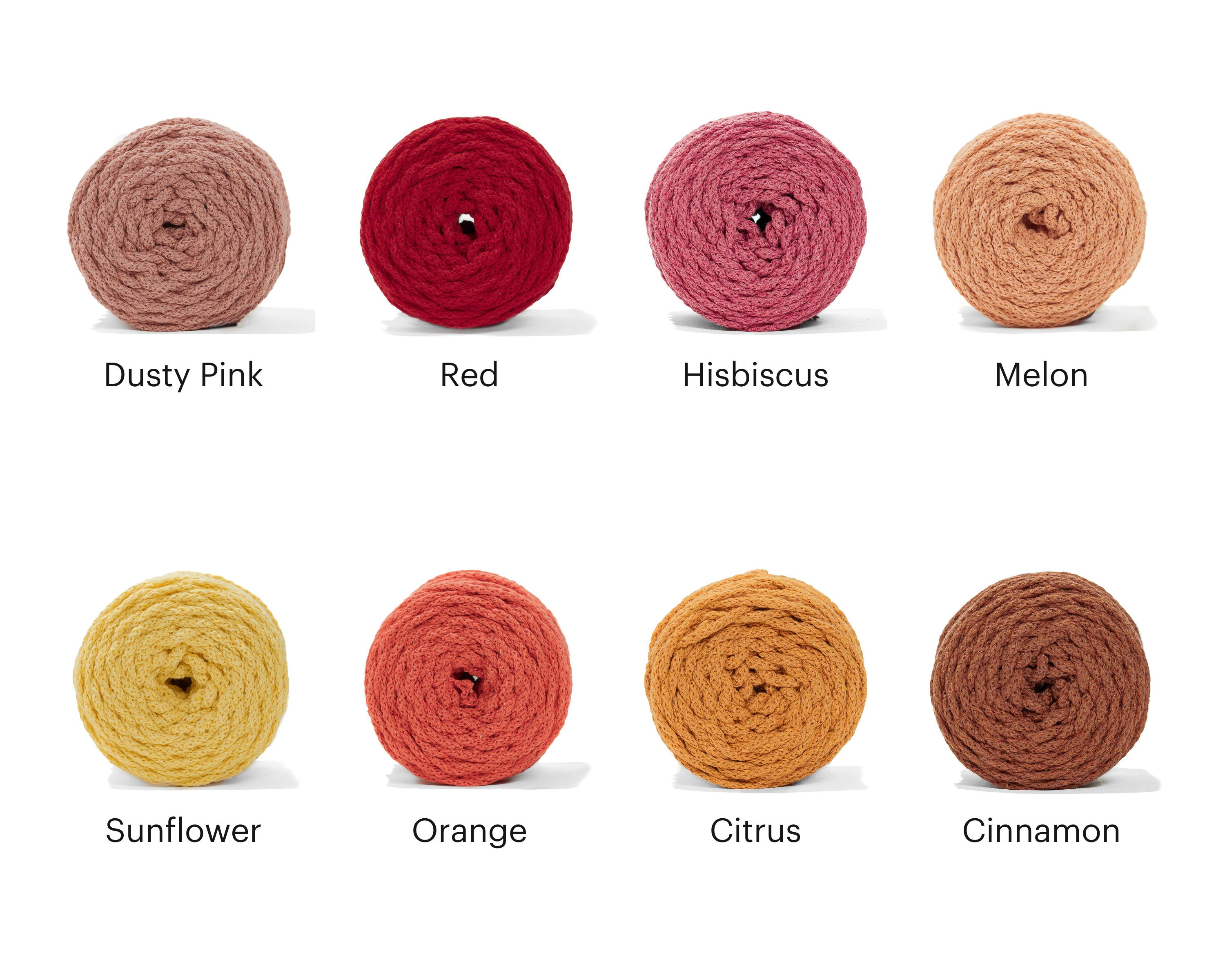 Aircord Rope Rope Cotton Air Cord 4mm, 6mm – Braided Cord Made of Recycled Cotton – Rope ...