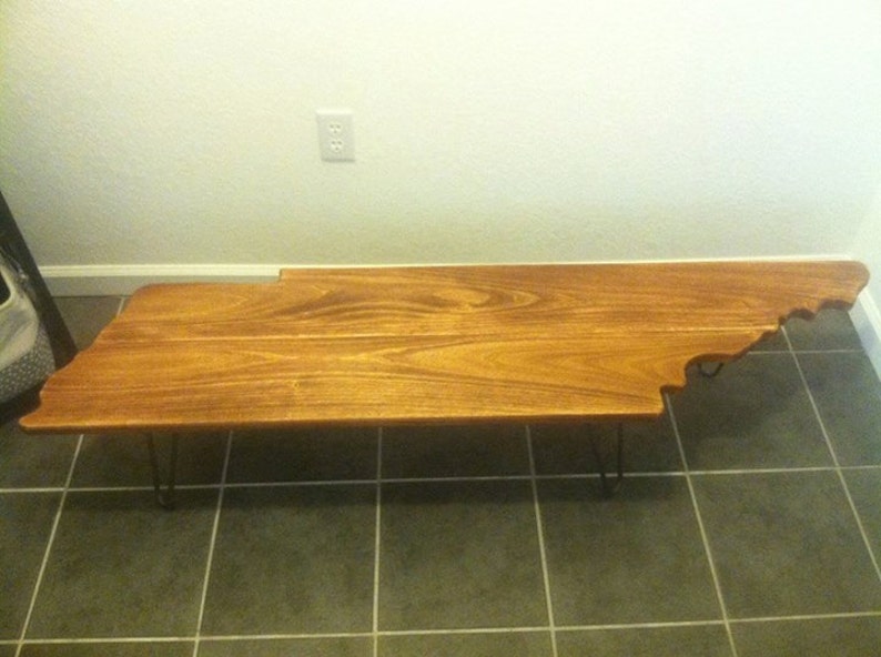 Tennessee shaped modern coffee table. Free shipping image 2