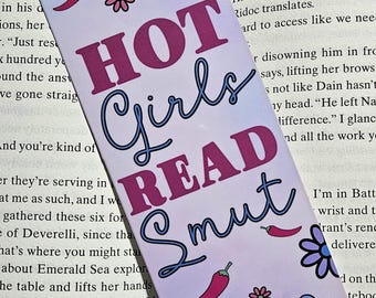 Hot Girls read smut bookmark