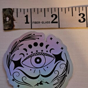 Feyre tattoo holographic sticker
