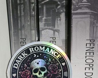 Dark Romance Book Club holographic sticker