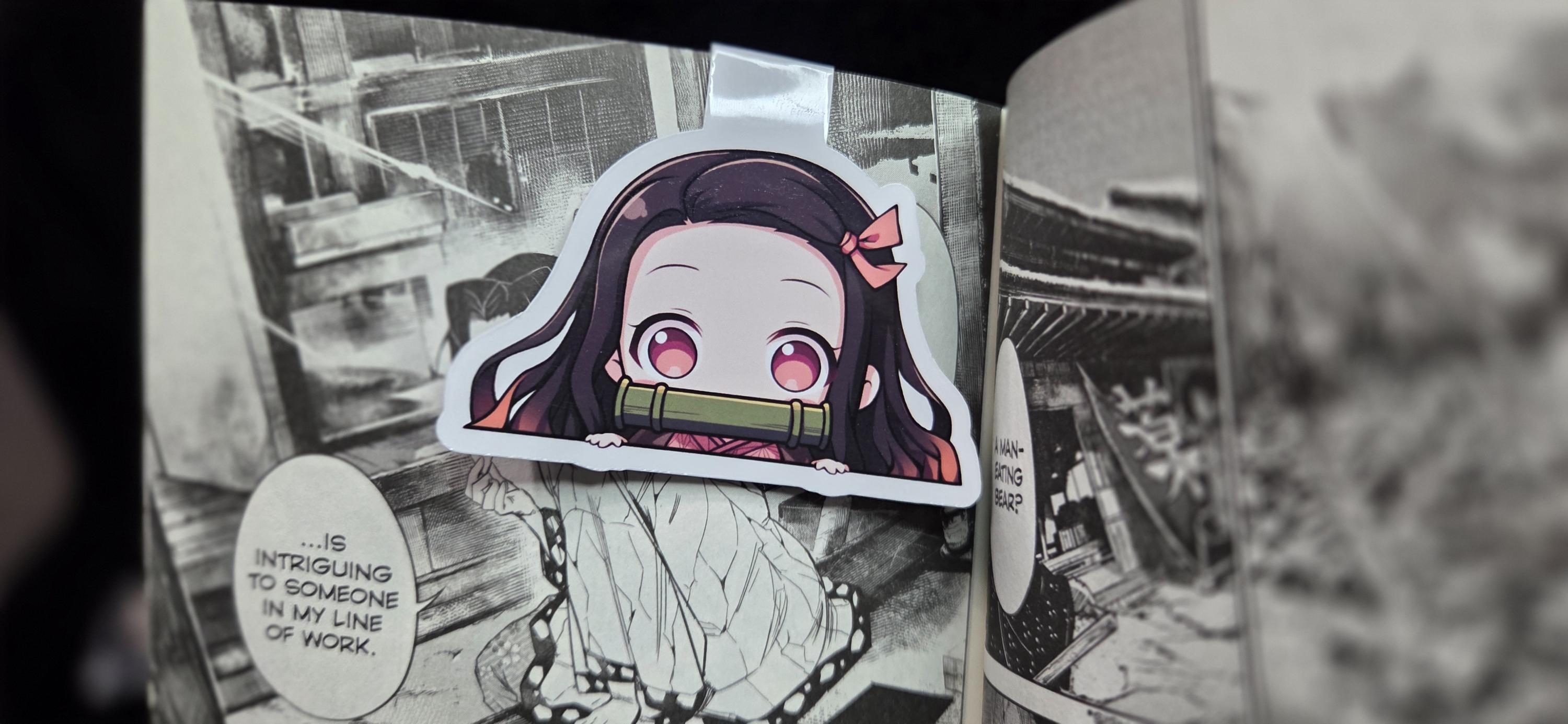 Chibi Anime Magnetic Bookmark, Handmade Manga Accessories - Etsy