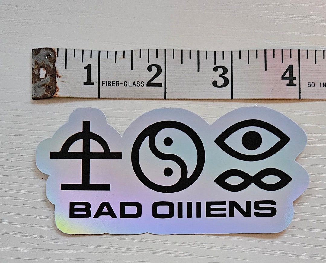 Bad Omens Logo Holographic Sticker - Etsy