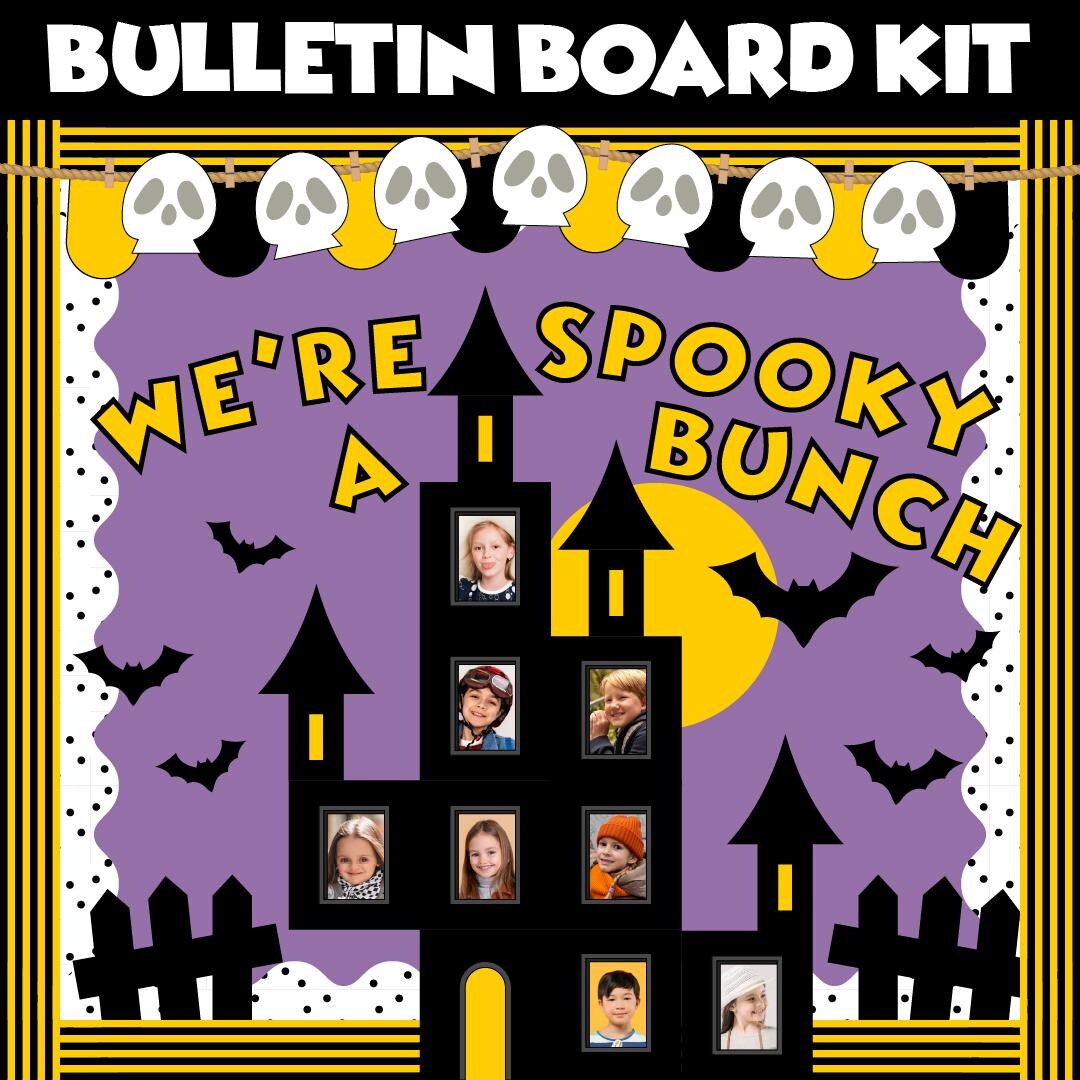 We’re a Spooky Bunch Bulletin Board Kit | Halloween Classroom Photo ...