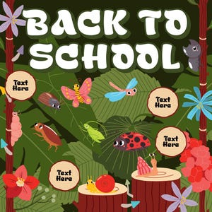 Our Bugs Themed Printable Decorative Bulletin Board or Door Decor for Classrooms | Commercial Use | INSTANT DOWNLOAD | Digital Download