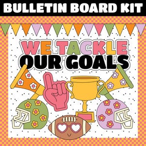 Football Bulletin Board Kit | Classroom Decor and Door Decor | Sports Bulletin Board | Commercial Use | INSTANT DOWNLOAD | Digital Download