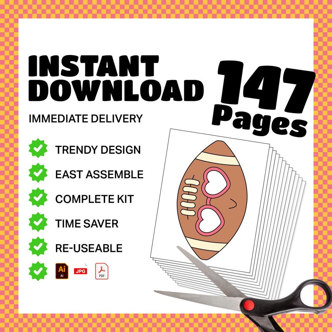 Football Bulletin Board Kit | Classroom Decor and Door Decor | Sports ...