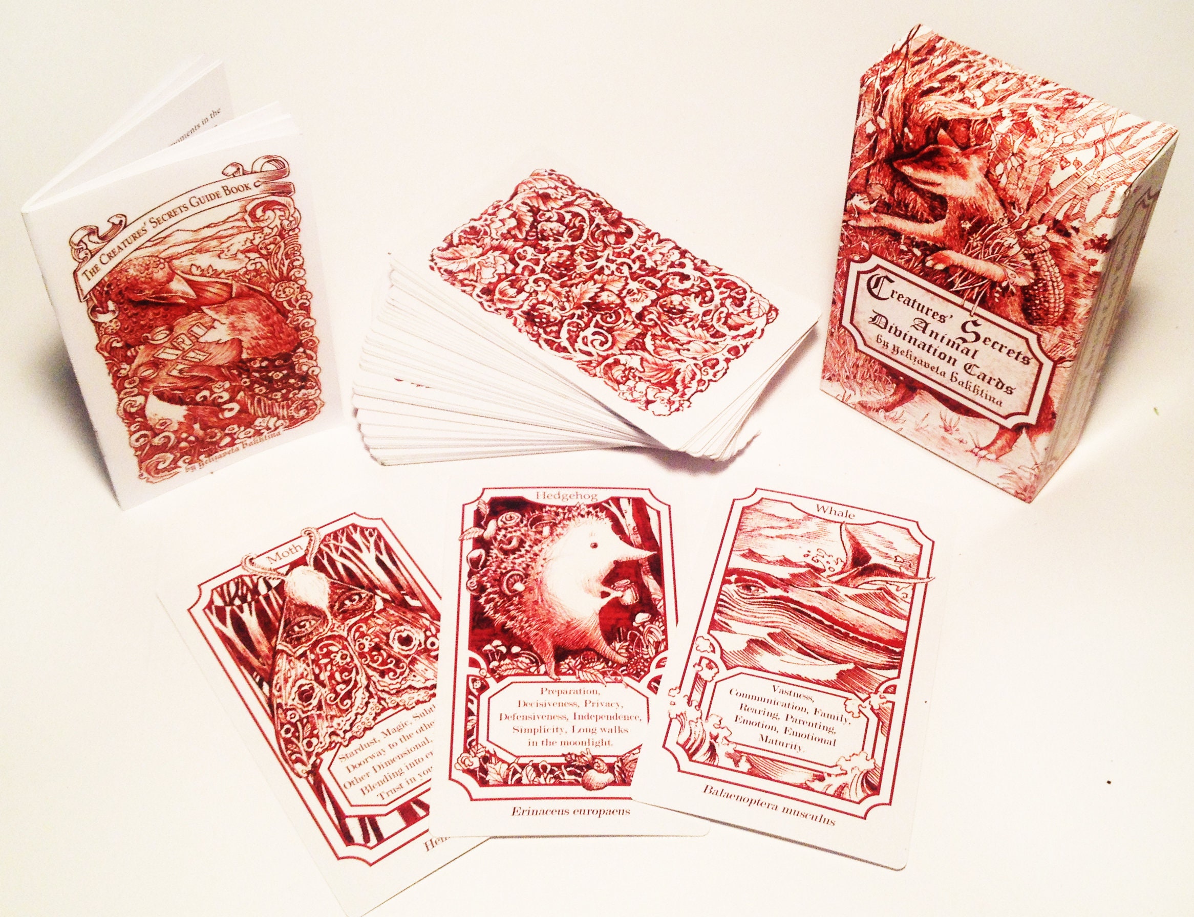 Creatures' Secrets Animal Divination Card Deck. Spirit / Tarot deck.