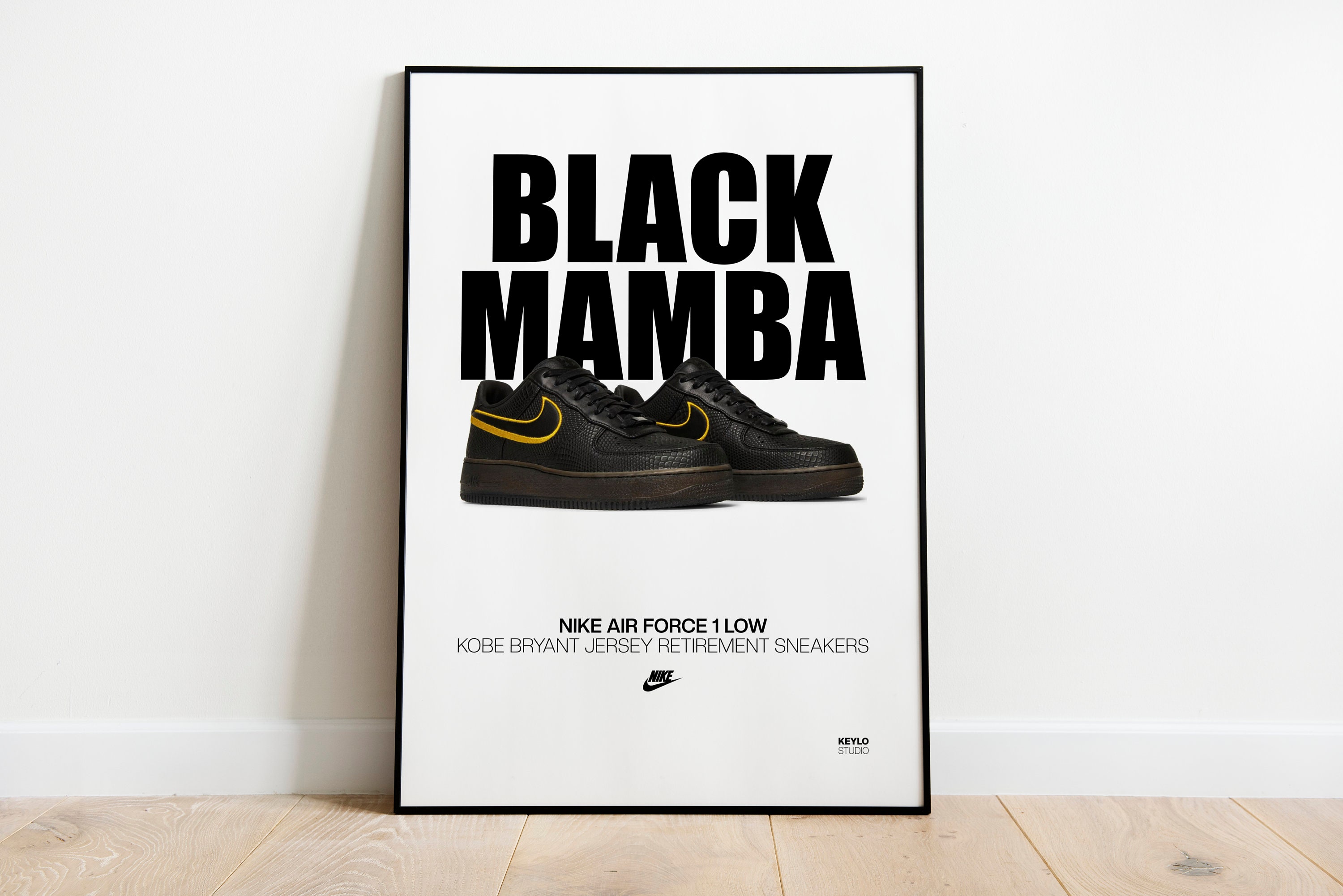 Nike Kobe Bryant Hoodie NBA Black Mamba Snakeskin Print Grail