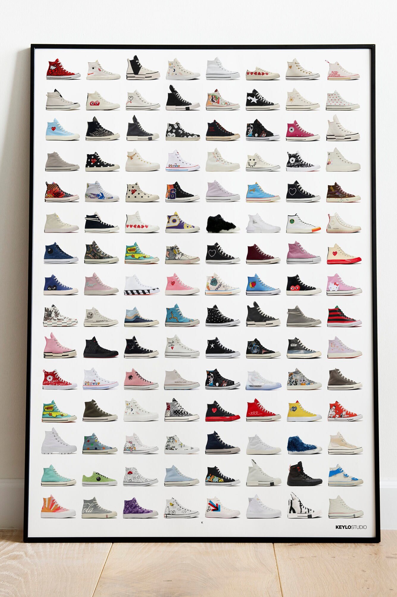 Converse Sneaker Collection of 120 Colourway Printable Downloadable ...