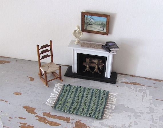 large lot of 13 mini,miniature dollhouse rugs mixed shapes colors