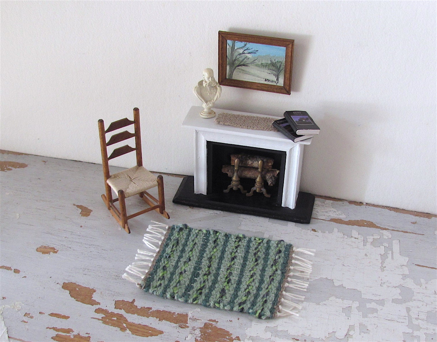 Balloon 1:12 Miniature Dollhouse Carpet Furniture Rug Living Room Art Decor 