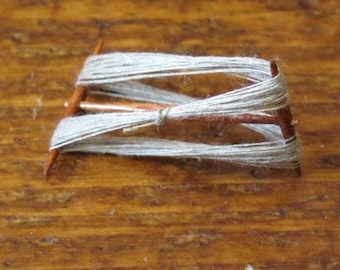 Niddy Noddy Skein Yarn Winder, 1:12 Scale Dollhouse Miniature Primitive Rustic, Historic Traditional Colonial Hand Spinning Fiber Art Tool