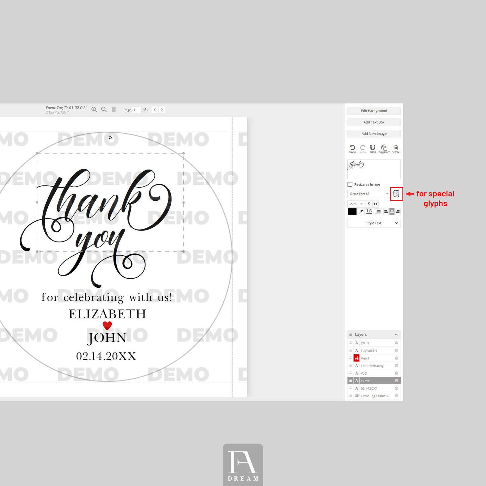Editable Favor Tags Custom Tags Instant Download Thank You - Etsy