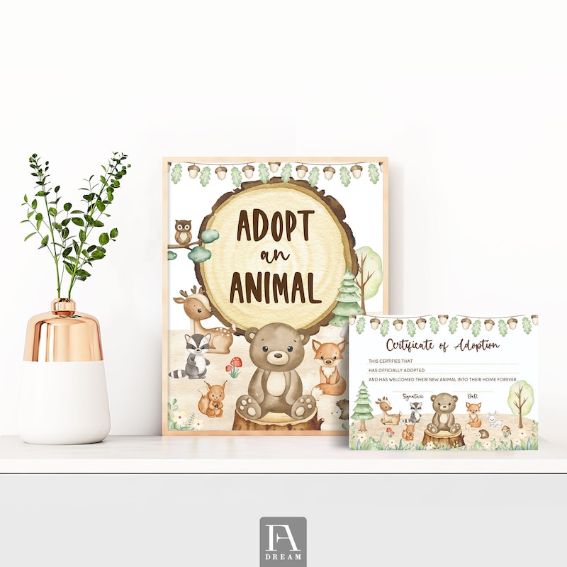 Adopt a Woodland Animal - Etsy