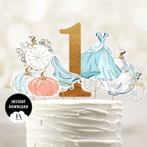 Fairy tale centerpieces, Princess cake toppers, princess Centerpiece, 1st Birthday Party, Princess Centerpiece printable, digital download