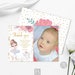 Editable Ballerina Thank You Card Template, Ballerina Blue Dress ...