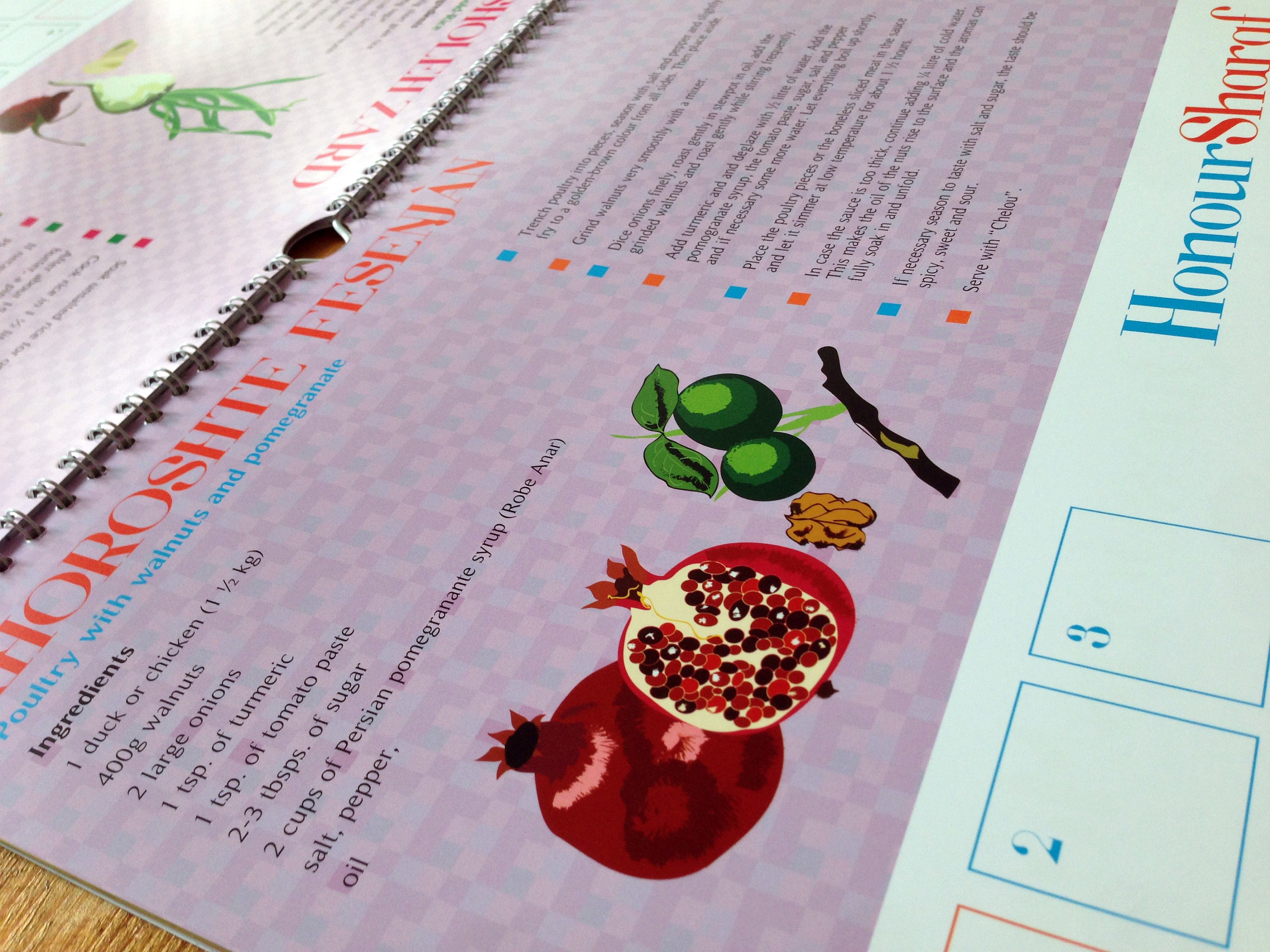Bahai Culinary Calendar Bahai Gift Bahai Art Etsy