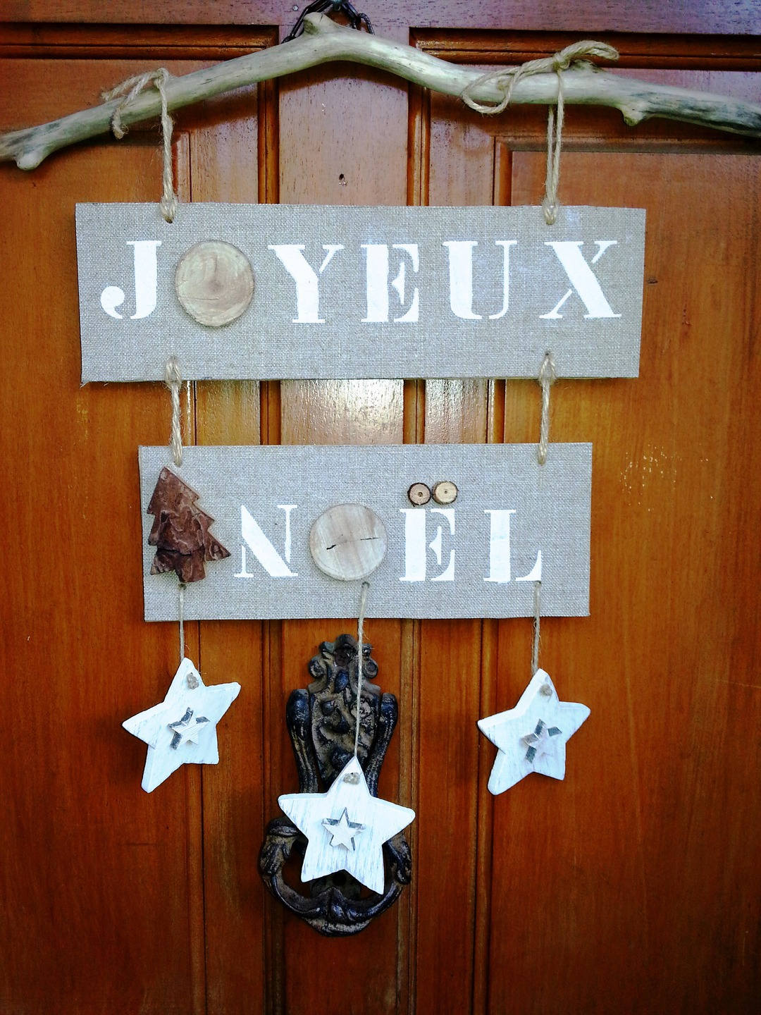 Joyeux Noël Bois Flotté, Lin à Accrocher