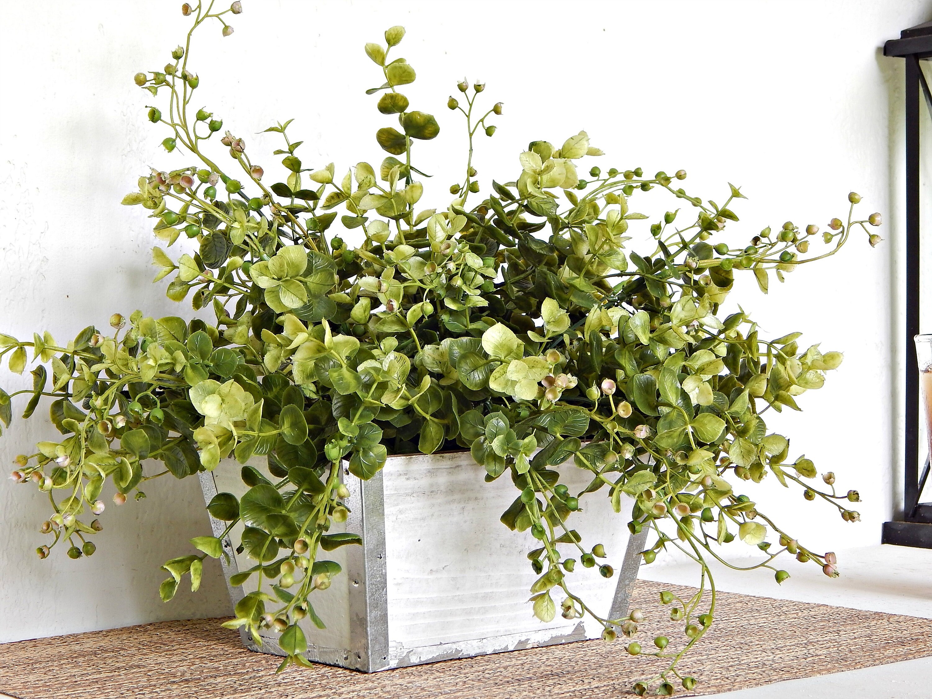 Artificial Plant for Porch Decor Potted Faux Greenery Etsy