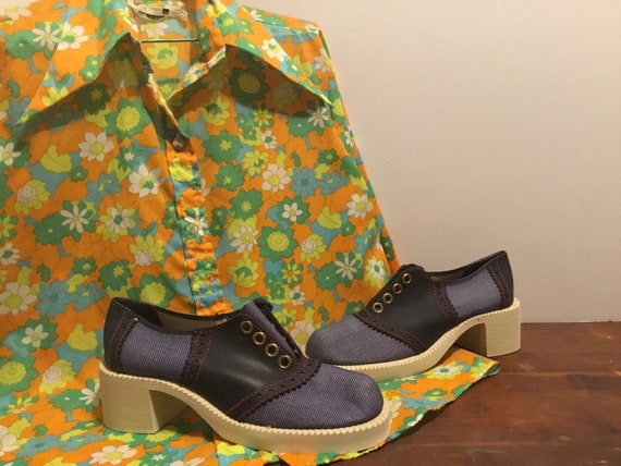 Vintage Denim Platforms