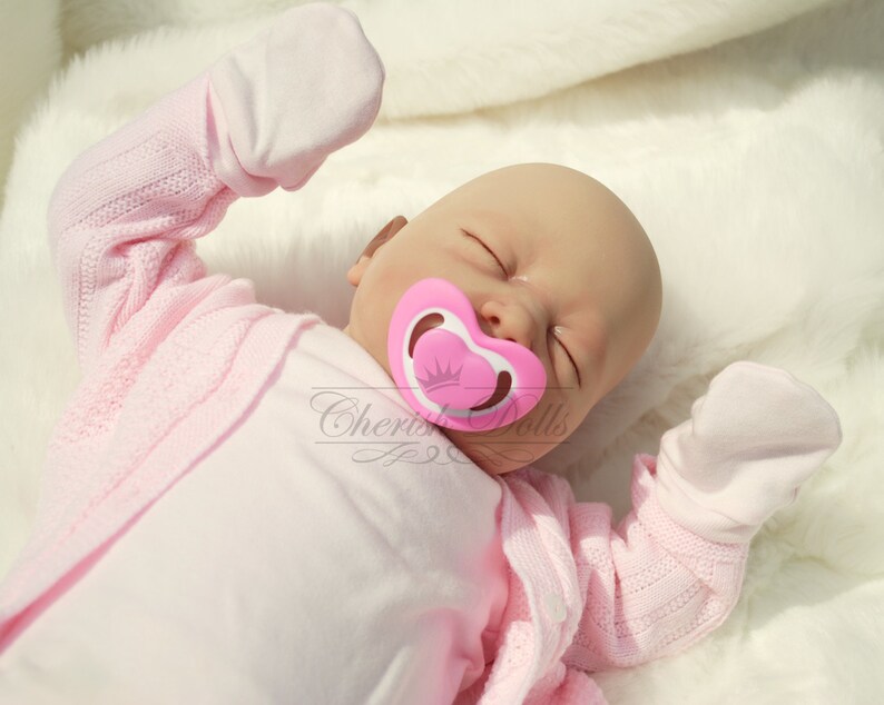 Reborn baby girl doll Emma 22 big newborn 4lbs genesis heat paints real