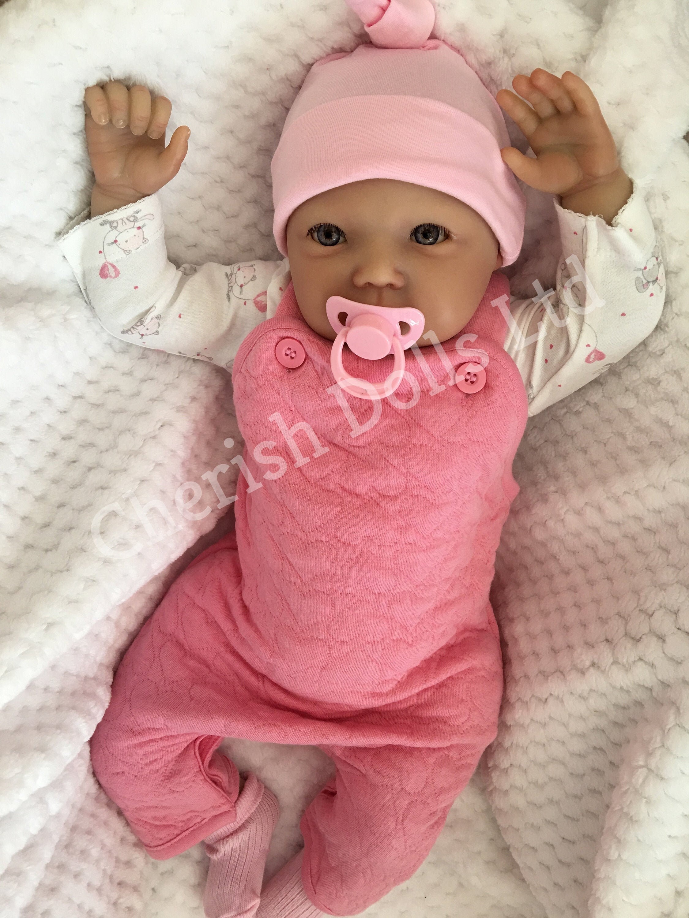 Reborn Style Brown Eyed Baby Girl Doll NEW munimoro.gob.pe