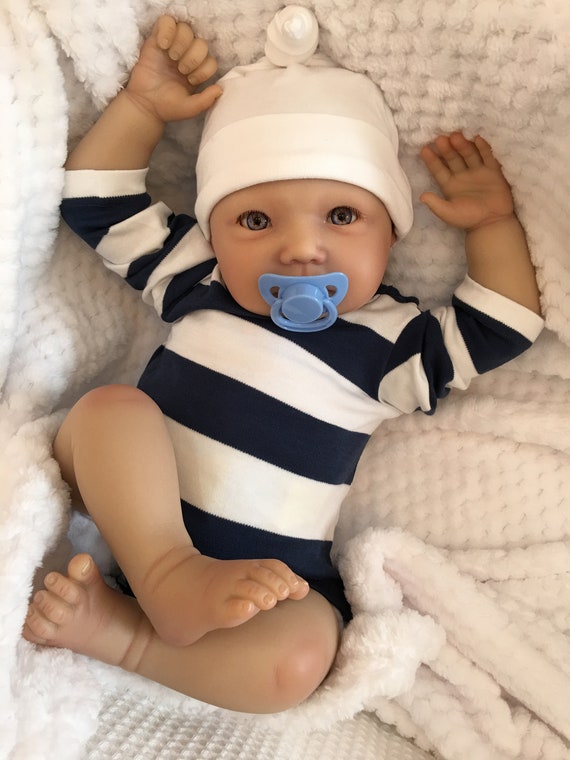 Reborn Bebe Poupee Garcon Jack Nouveau Ne 22 Taille Etsy