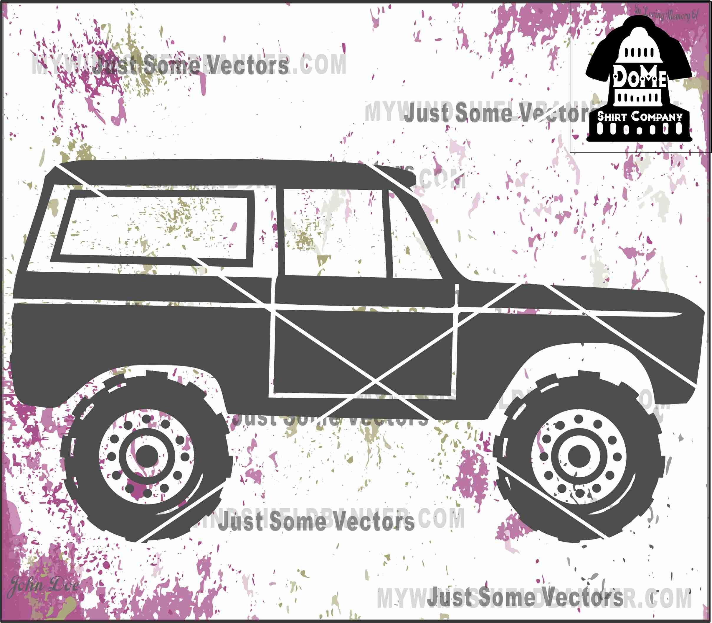 Bronco Bronco Scout 4x4 Style Vector Files Svg Cdr Eps Pdf Etsy
