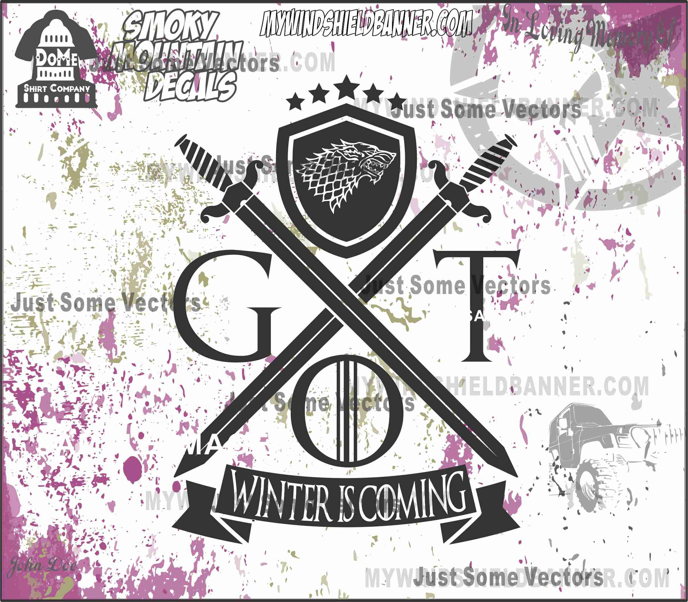 Got Game Of Thrones Vector Style Files Svg Cdr Eps Pdf Png Etsy