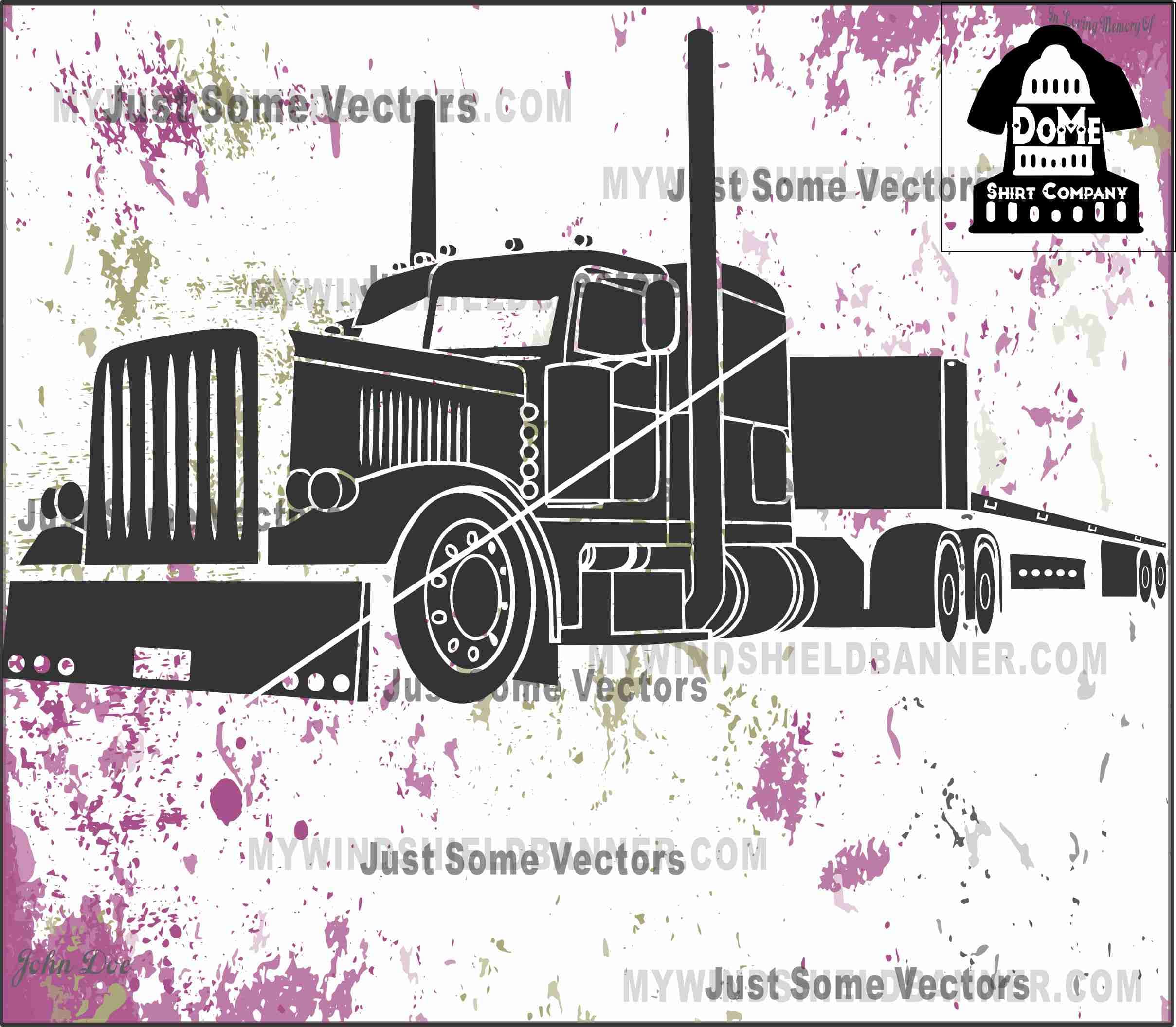 Free Free 343 Vector Semi Truck Svg SVG PNG EPS DXF File