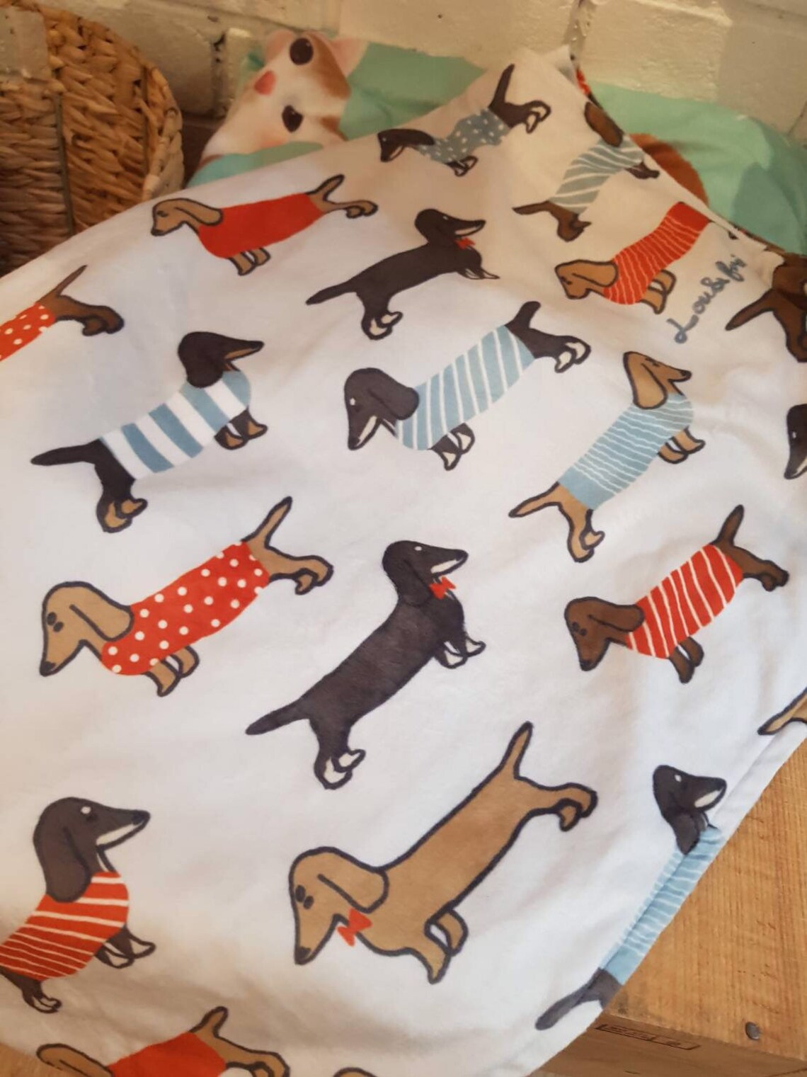 Dachshund Soft Throw Blanket Etsy