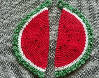 Topflappen Melone