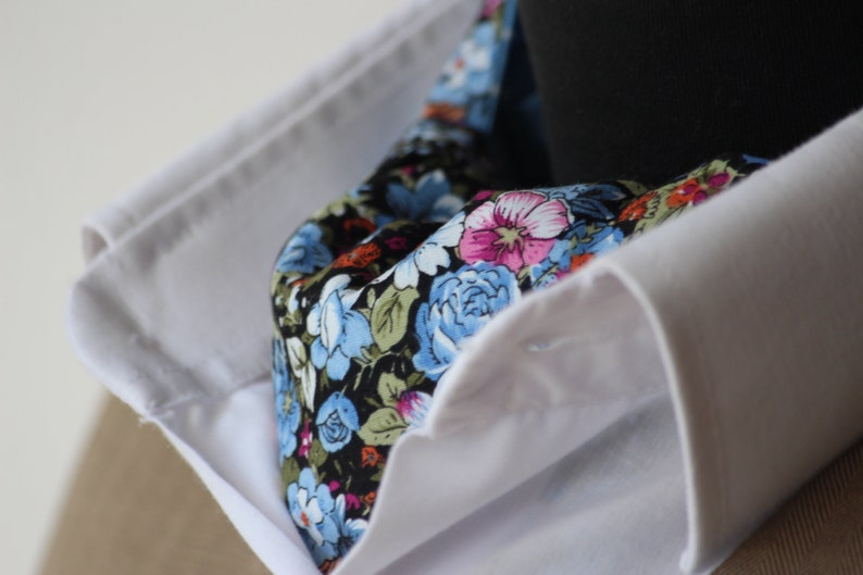 Mens Ascot Cravat Cotton Day Cravat Ascot Tie Gift for him Gift for men A008 Gift BOX