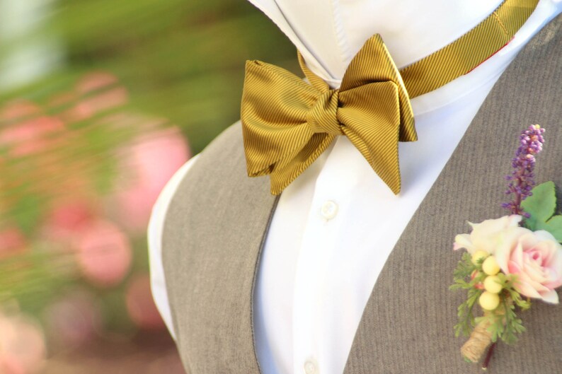 Men/'s Bowtie Purple Striped Wedding Self Tied Bow Tie Ties Men Groomsmen Gift