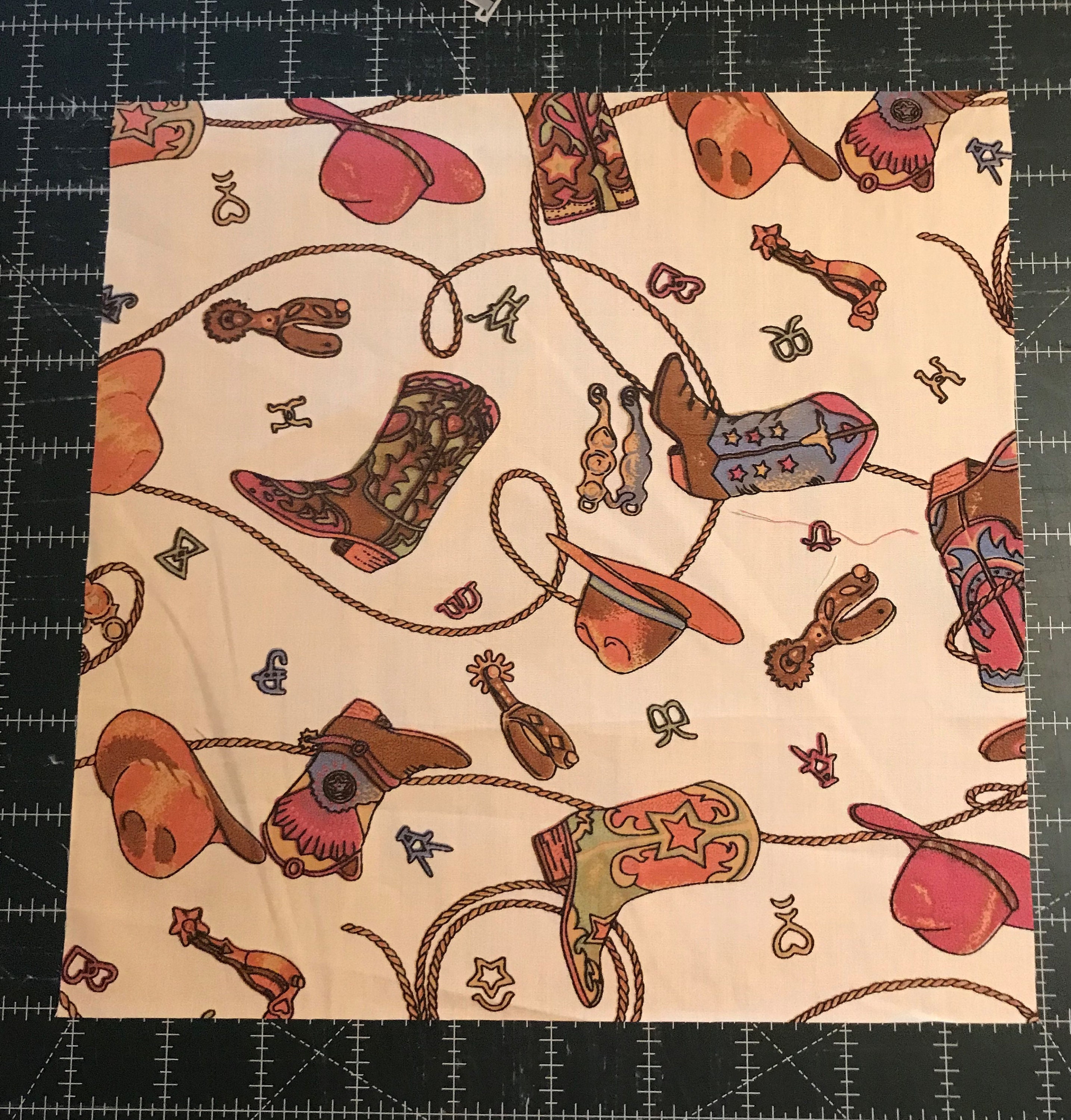 Western Print Fabric Etsy